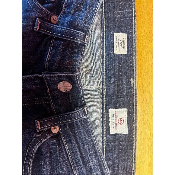 Adriana Goldschmied 25R tomboy crop relaxed straight jeans denim - Picture 5 of 6